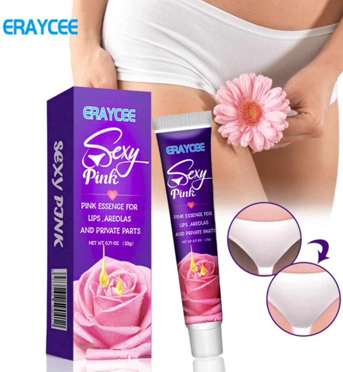 Eraycee Pink Vagina Cream: মেয়েদের গোপন অঙ্গ ফর্সা করার ক্রিম 2 মেয়েদের গোপনাঙ্গের কালো দাগ দূর করার ক্রিম