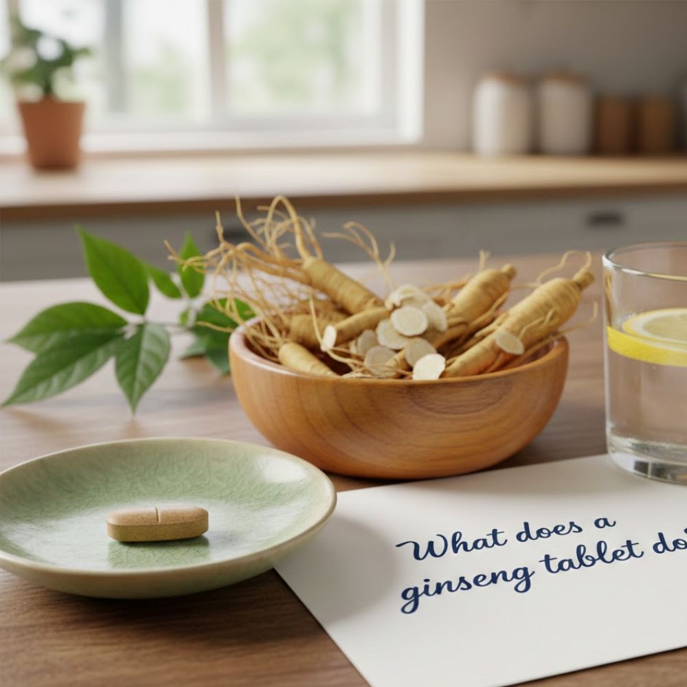 জিনসেং ট্যাবলেট এর ১০টি উপকারিতা,পার্শ্বপ্রতিক্রিয়া এবং খাওয়ার নিয়ম