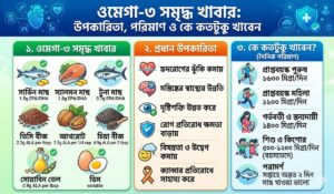 ওমেগা-৩ সমৃদ্ধ খাবার