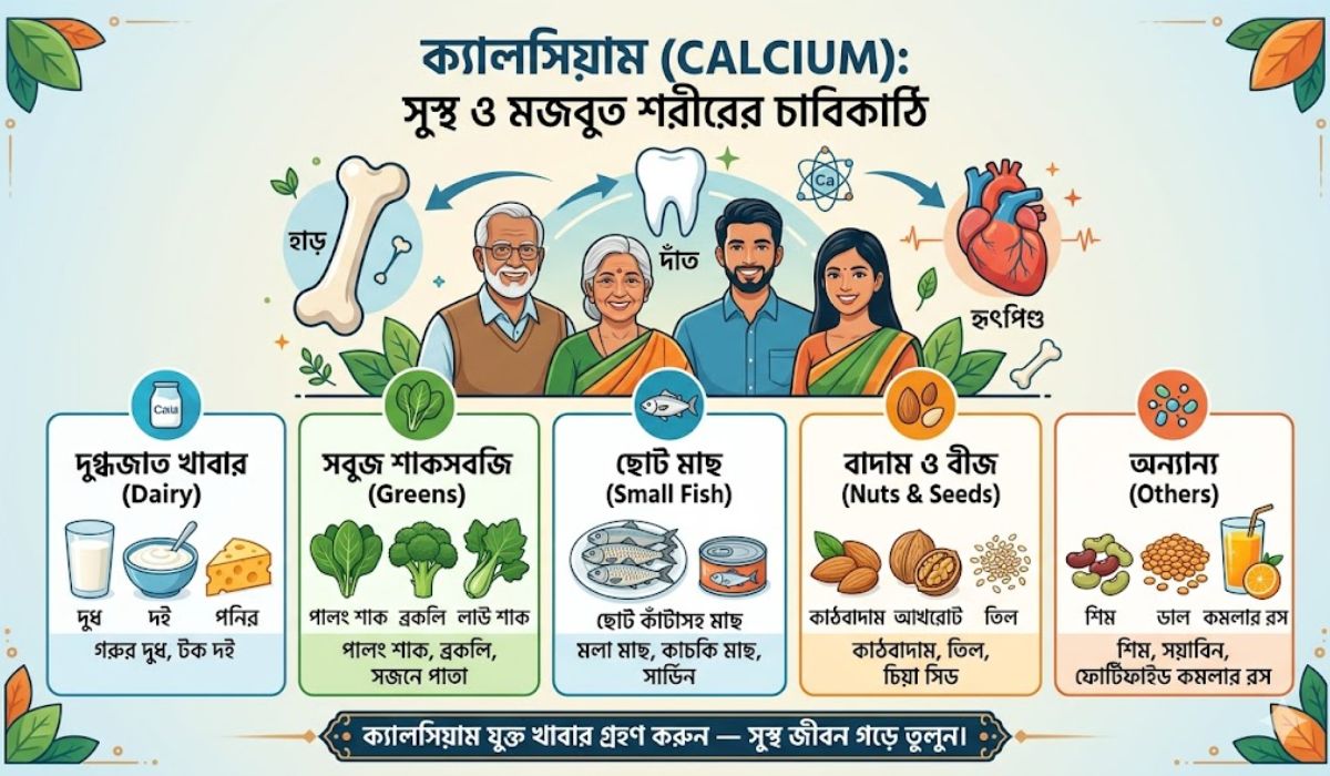 ক্যালসিয়াম যুক্ত খাবার