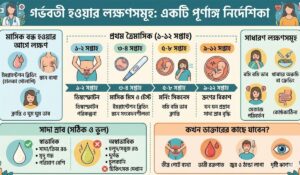 গর্ভবতী হওয়ার লক্ষণ
