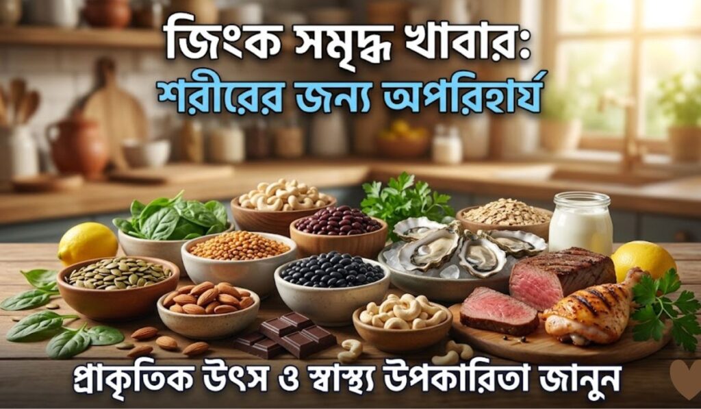 জিংক জাতীয় খাবার