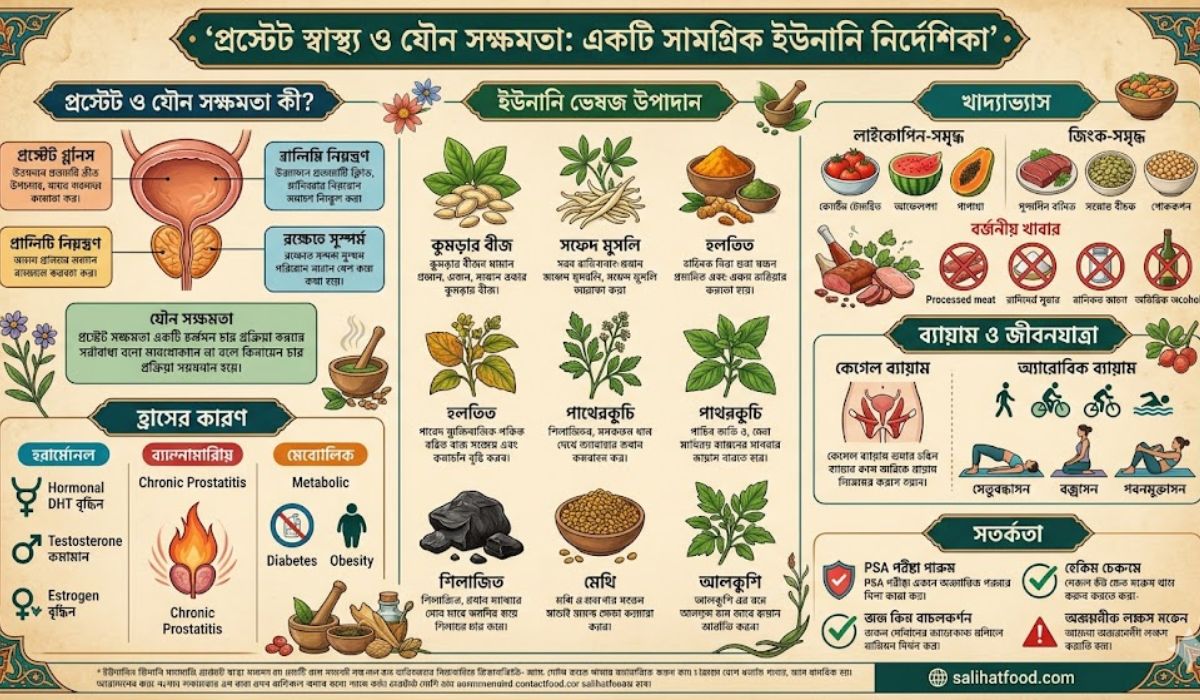 প্রস্টেট হেলথ ও যৌন সক্ষমতা: কারণ, চিকিৎসা ও সতর্কতা
