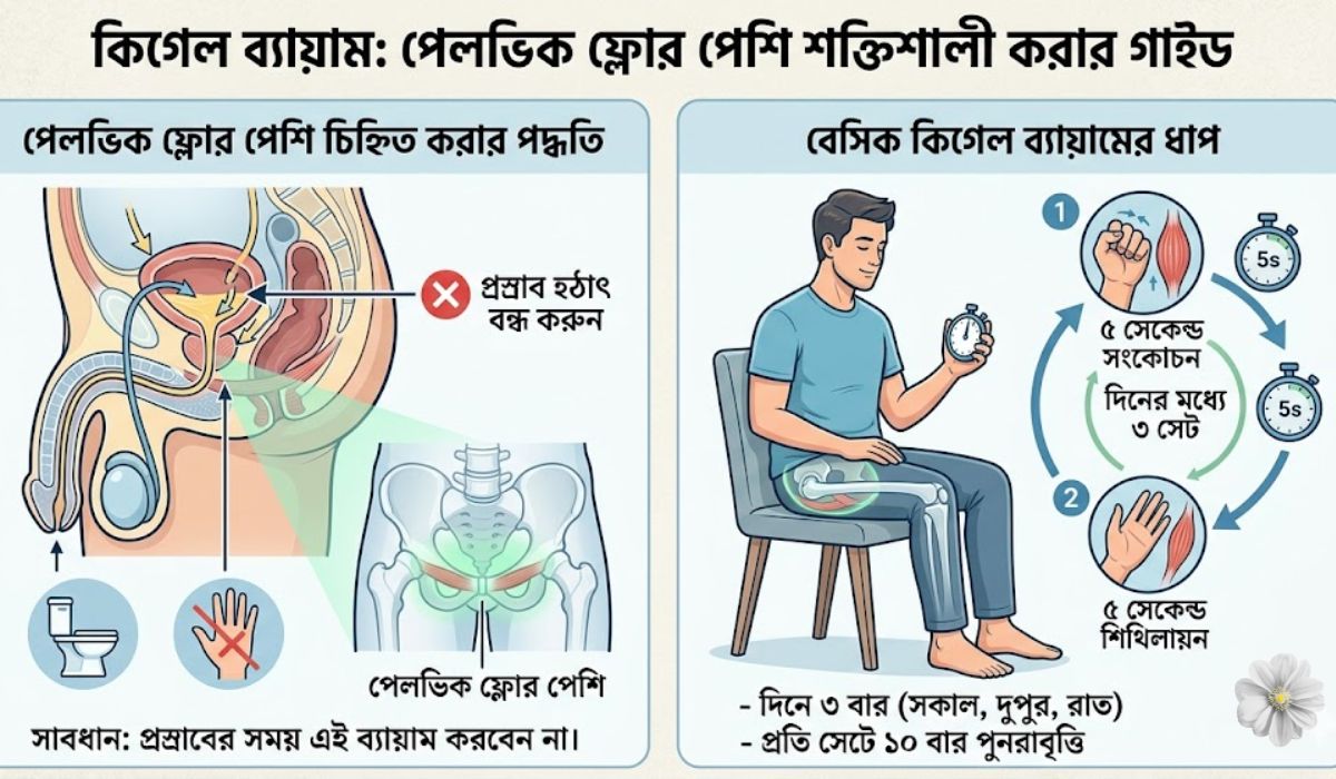 লিঙ্গ শক্ত করার ব্যায়াম কীভাবে করবেন